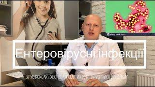 Ентеровірусні інфекції (вірус Коксакі, хвороба "рука-нога-рот", хвороба "немитих рук")