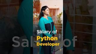 Salary of Python Developer #simplilearn  #shorts