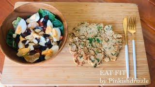 Oat Flat Bread + Simple Tossed Green Salad