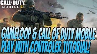 How To Use A Controller In Gameloop and Call Of Duty Mobile Tutorial | Gameloop Key Mapping