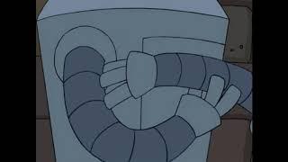 "I dunno how you did that!"—Bender impossibly puts his arms back in place (Futurama)