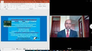 English with Dr. Sivadas Madhavan -- Introduction to Research 1