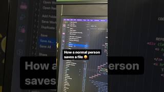 How programmers save file  #justforfun #coding