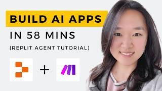 We Built THREE AI Apps Using ONLY AI in 58 Mins!  (Replit Agent Tutorial - Better Than Cursor)