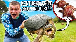 Kentucky Fried Snapping Turtle!