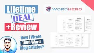 WordHero Ai Writing Tutorial & Review: Appsumo Lifetime Deal |  How I Wrote 1000 Word Blog Articles?