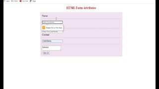 HTML5 Inputs Readonly Attribute