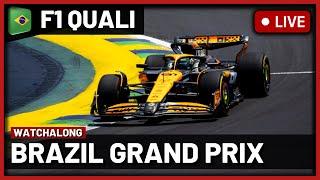 F1 Live - Brazil GP QUALI Watchalong (HEAVY RAIN) - Live timings & Commentary