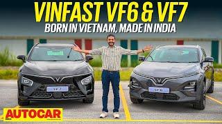 Vinfast VF6 and VF7 review: Feature packed EVs from Vietnam | First Drive | Autocar India