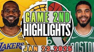 Los Angeles Lakers Vs Boston Celtics Game 2nd Highlights Jan 23,2025 NBA Season 2024-25