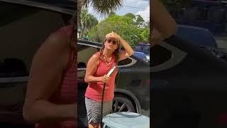 Danny Duncan catches a Karen using his Tesla charger