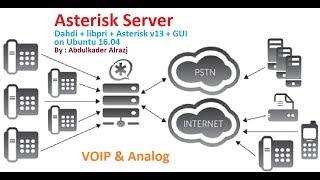 asterisk شرح تنصيب و تركيب سنترال | how to install asterisk dahdi libpri gui