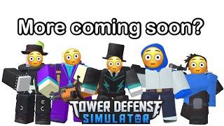 Are We Getting More YouTuber Skins?.. I Tower Defense Simulator..