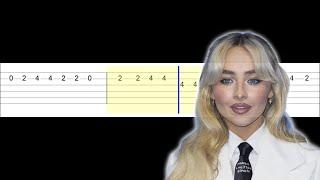 Sabrina carpenter - taste (Easy Guitar Tabs Tutorial)