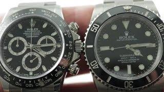 Rolex Daytona vs Rolex Submariner "No Date" 114060 vs 116500LN Rolex Watch Review