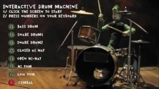 Interactive YouTube drum machine