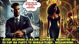 AFTER SECURING A MAJOR CONTRACT, HE INVITED HIS EX FOR HIS PARTY TO HUMILIATE HER, NOT KNOWING….