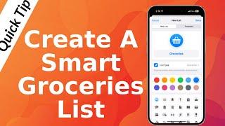 iOS 17 Grocery Hacks: How to Create a Smart Shopping List: iPhone Tips For Beginners