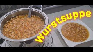 Wurstsuppe!!!Вкуснейший,лёгкий,быстрый суп,с колбасой и пшеном!!!