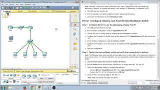 Packet Tracer - Lab 5.3.3.5 - Configure Layer 3 Switches