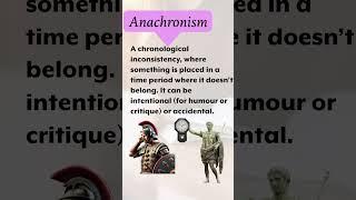 Literary Terms | Anachronism| Definition with Examples #tathagatainstitute#ugcnetexam#literature