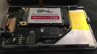 iPod Classic iFlash mSATA 512GB SSD Modding