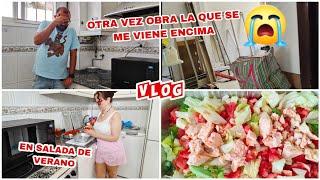 vlog  tenemos que hacer obras de nuevas en la cocina/ensalada de verano/quejas 