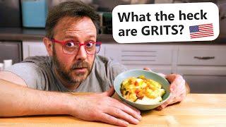 Tasting American Shrimp and Grits For the First Time | British Verdict