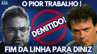 FIM DA LINHA PARA O DINIZ NO CRUZEIRO!