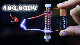 Make 400000v High voltage generator (easily) - High voltage PLASMA transformer