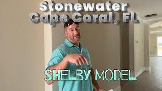 Shelby Model Home Tour Stonewater Cape Coral Florida