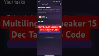 Multilingual Speaker | Tapswap Code | Top Ways to Earn Big as a Multilingual Speaker