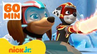 PAW Patrol Mighty Pups Use Their Super Powers! w/ Liberty & Marshall | 1 Hour Compilation | Nick Jr.