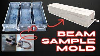 HOW TO MAKE BEAM SAMPLE MOLD (5mm) FOR MATERIALS TESTING | FREDDIE METALWORK