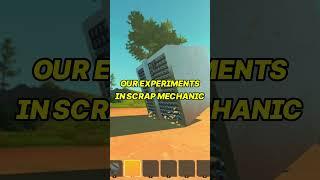 We made a bomb-gun in Scrap Mechanic, and it works!  #scrapmechanic #shorts #funny