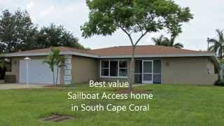 Southeast Cape Coral Sailboat Access home