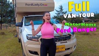 Full VAN TOUR Motorhome  Ford Ranger XL 2.2L Turbo Diesel 4x4 [2023]