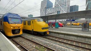 2454 Crew Plan U 151 + De Karel Mat ‘64 466 passing through Utrecht Centraal.