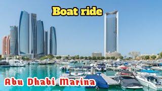 Abu Dhabi Marina boat ride || Boat ride in Marina || Marina Abu Dhabi Uae Day and Night views