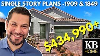 kb Homes |  Reserves at Copper Ranch |. Plan1909 & 1849X |  Single-Story