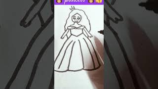 princess  art  trending video #craft #drawing #artscraft shoust video