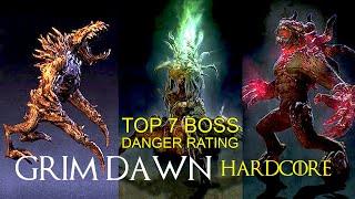 Grim Dawn Hardcore Guide | Top 7 most dangerous bosses you should avoid on Ultimate Hardcore. BONUS