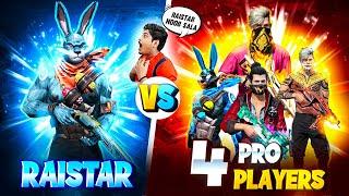 RAISTAR VS 4 PRO PLAYER  ONLY M500 CHALLENGE WHO WILL WIN?? MUST WATCH