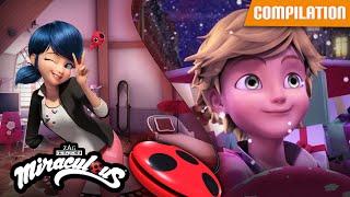 MIRACULOUS |  Compilation 12  FULL EPISODES ▶️ [The Dark Owl - Frozer - Santa Claws] Season 2