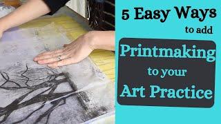 5 Easy Ways to Deepen Your Art Practices with Hand Printing