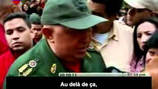 Hugo Chavez homenajea al mártir Kadafi, Hugo Chavez rend hommage au martyr Kadafi