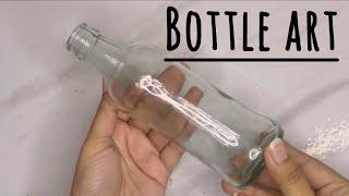 Bottle Art | Glass Bottle Decor Idea | Best Out Of Waste Craft Idea