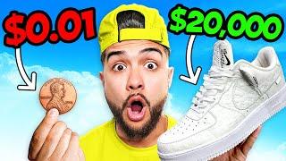 Trading $0.01 To $20,000 Louis Vuitton Nikes In 1 Week