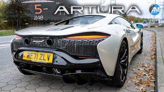 NEW! McLaren ARTURA (680hp) | Slick 100-200 km/h accelerations | Automann in 4K
