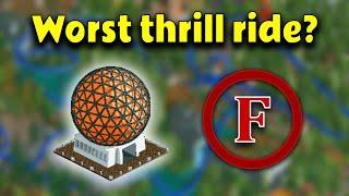 RCT2 Thrill Rides Tier List